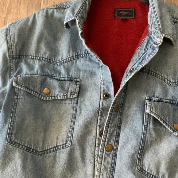 MOTLEY CRUE Oversized vintage Roper fleece lined jacket